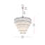 Lustre Harlow de 48 po en chrome-1624601932