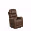 Avec fauteuil inclinable Finition noyer Fauteuil relevable de style transitionnel Mécanisme de moteur à double levage