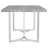 Savona Grey Faux Marble Rectangular Dining Table