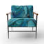 Fauteuil d'appoint rembourré Blue Fluid Grind II-1037794394