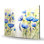 Blue Garden - Botanical Floral Canvas for Home Decor