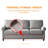 Grey Fabric With Storage And Strong Metal Frame High Foam In