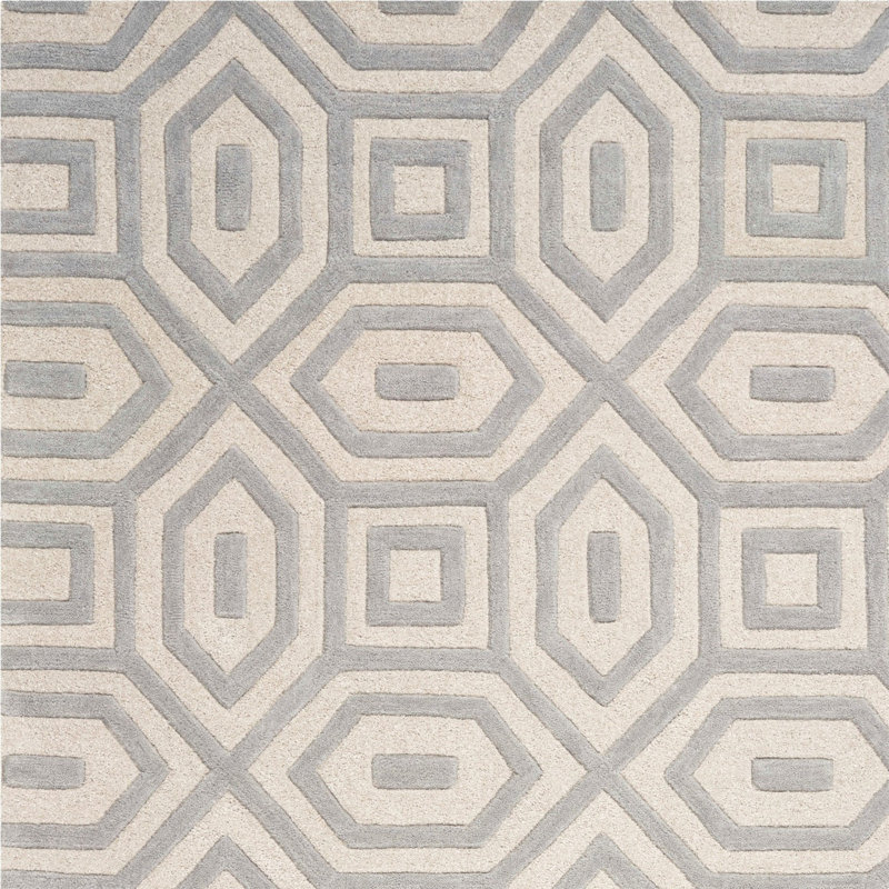 Ronaldo Performance Hand Tufted Wool Geometric Indoor Rug, Runner 2'3" x 7'6"