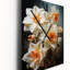 Horloge murale moderne blanche à motif romantique III-99632891