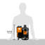 Ventilateur de saut commercial gonflable de 1,5 HP JumpOrange Bounce House for Inflatables