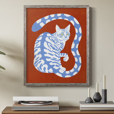 Complementary House Cat I, reproduction encadrée - bois massif