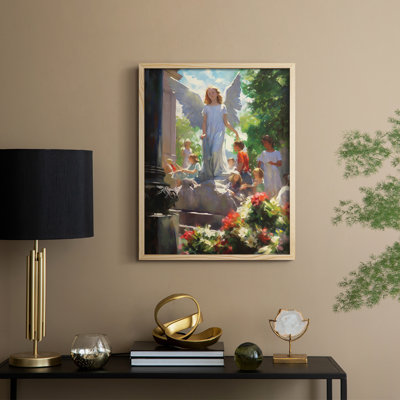 Religious Series CDLXII, reproduction encadrée - bois massif