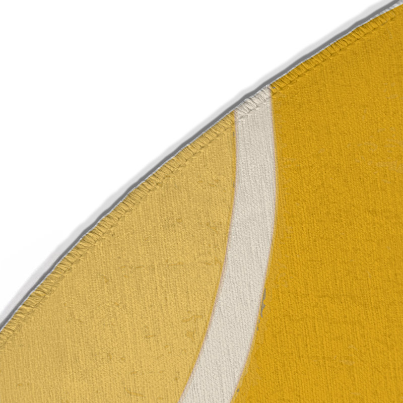 Zesty Bop Indoor And Outdoor Area Rug, Round 5'
