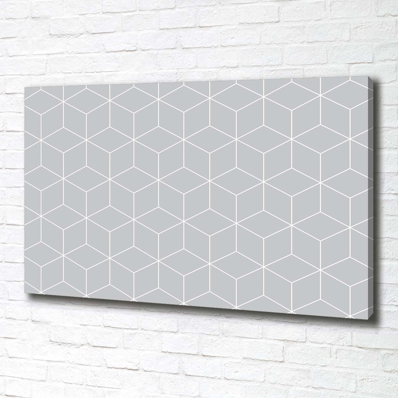 Geometric Background - Wrapped Canvas Print