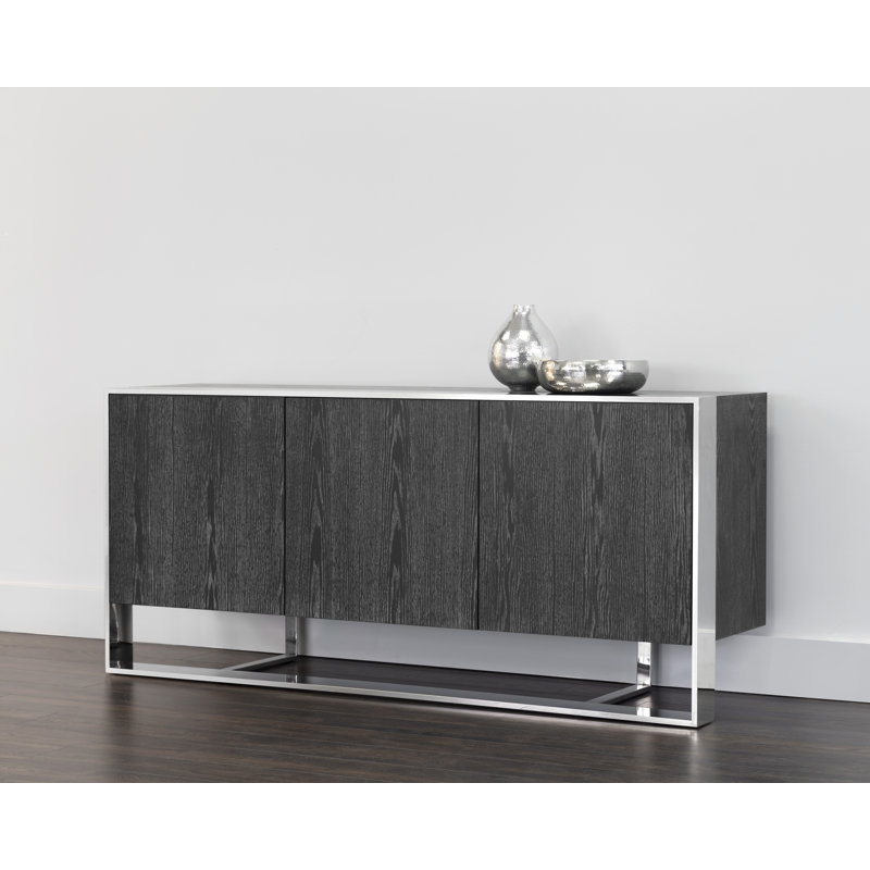 Ikon 70.75'' W Solid Wood Sideboard