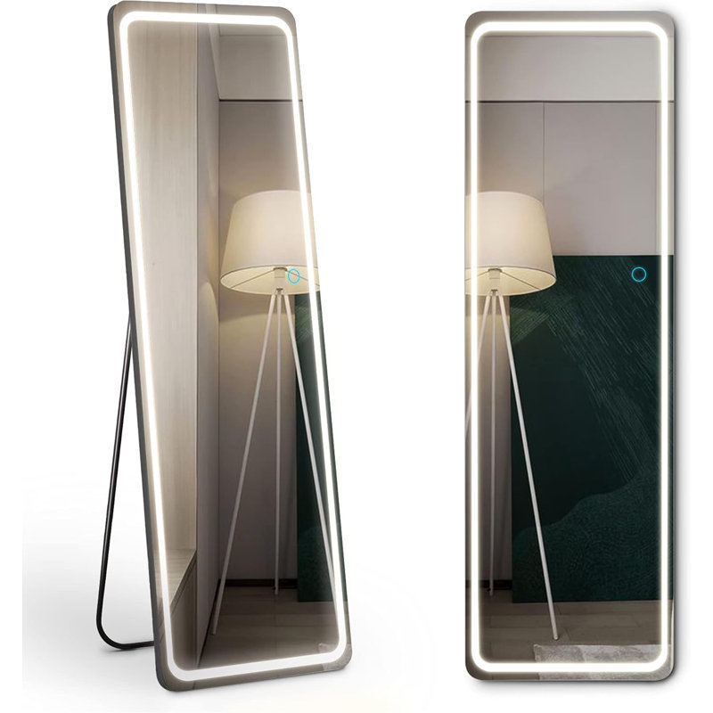 Miroir pleine grandeur avec DEL