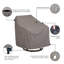 Housse pour chaise longue pivotante 2 pièces Modern Leisure Garrison, L 37,5 po x l 39,25 po x H 38,5 po, granit
