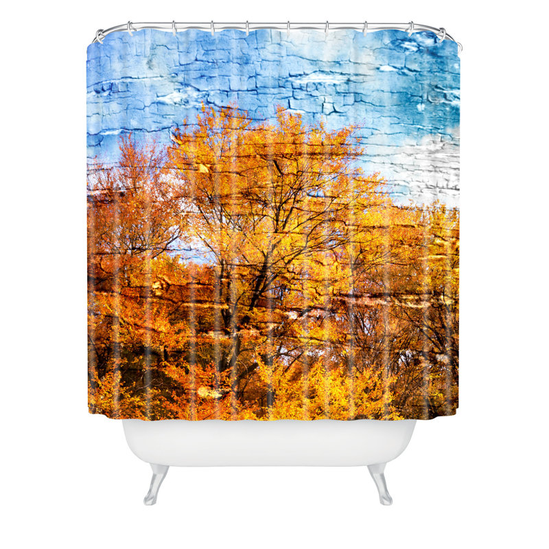 Rideau de douche simple automne day