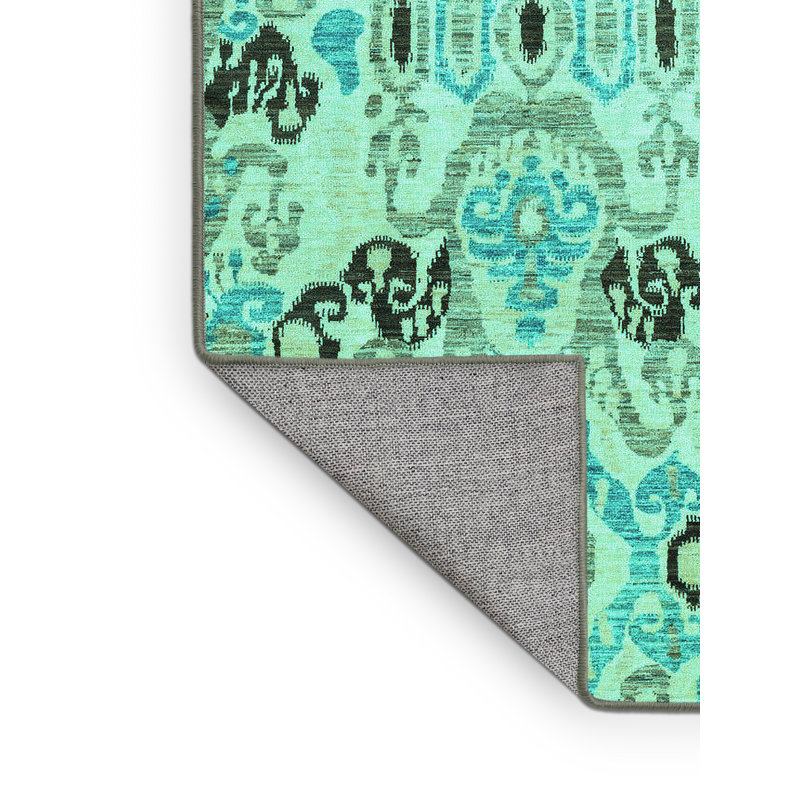 Carmeletta Washable Oriental Indoor Rug, Rectangle 8' x 12'
