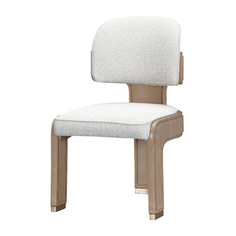 West Kensington Dining Side Chair - Sea Salt Caramel, Medium Yellow Wood