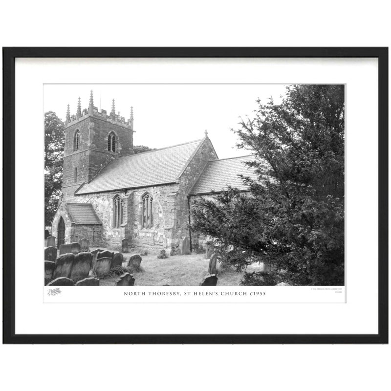 North Thoresby, St Helen's Church C1955 - Single Picture Frame Print, 48.4cm H x 63.6cm W x 2.3cm D