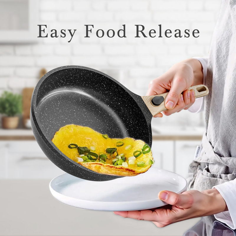 Aluminum Non-Stick Frying Pan, Grey, 27.9cm