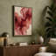 Crimson Flow Abstract - Wrapped Canvas-435394682-435394564