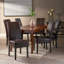 Chaises d'appoint rembourrées en similicuir Danielle-69607034