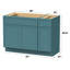 Base de meuble-lavabo simple 51 po seulement-96922984