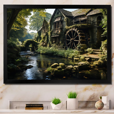 " Green Brown Mill In The "