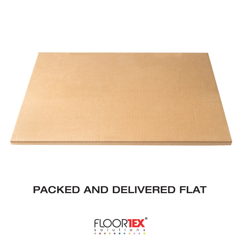 Floortex Clear Polycarbonate Rectangular Chair Mat for Hard Floors 36" x 48"