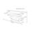 Curved Wave Sculpture Hall Accent Console Table