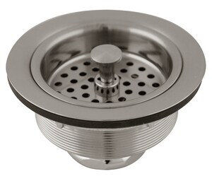 Basket Strainer, Brushed Nickel