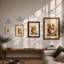 Red Squirrel Portrait Boho - Print-148996254-148996245