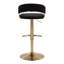 Tabourets de bar réglables avec repose-pieds arrondi Loehr-100480867-129992716