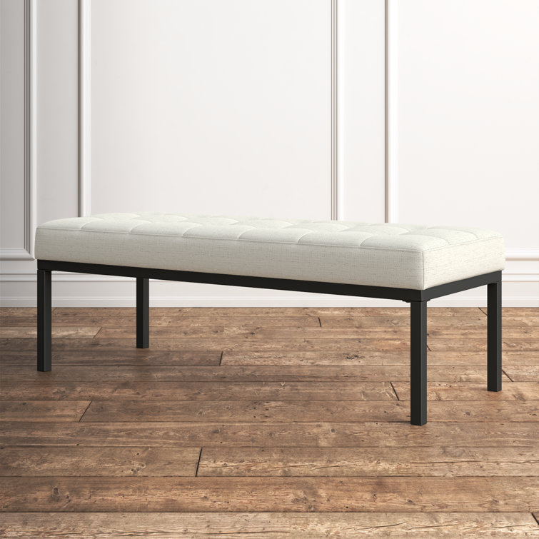 Ariadne Polyester Blend Upholstered Bench