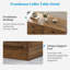 Table basse en bois rustique avec tiroirs-1697554120
