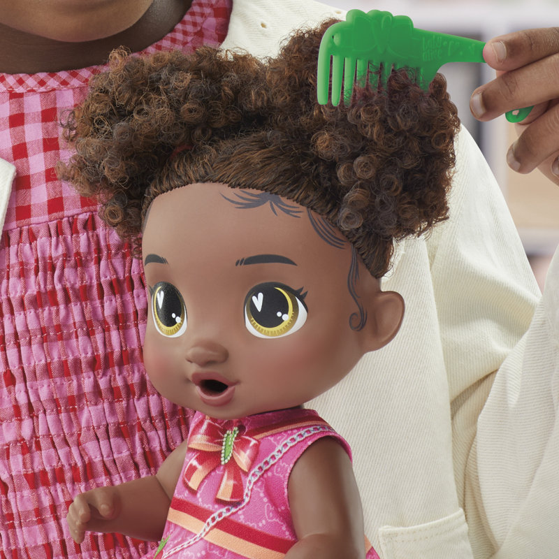 Baby Alive Bubbly Tea Party Berry Boo, Black Hair Baby Doll