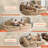 Boneless 112.6'' Oversized Corduroy Sectional Sofa With Chaise, 2-piece Cloud Couch For Cozy Winter Living, Plush Double-layer Cushions, No Assembly Needed-585002825-582229379