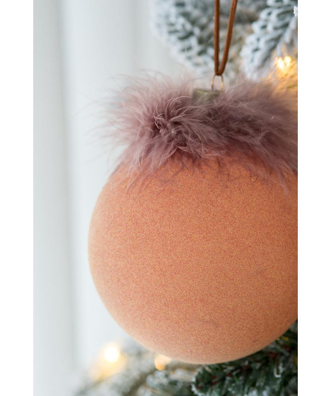 Boule de Noël Grise