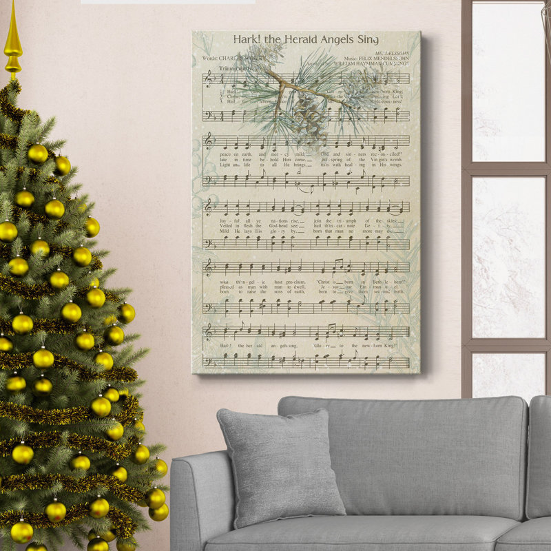 Angels Sing - Impression sur toile tendue, H 60 po x l 40 po x P 1 po