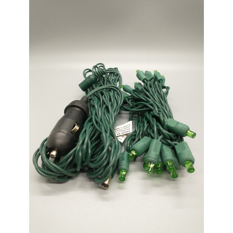 Guirlande lumineuse, Vert