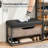 Hall Tree With Bench And Storage | 5-In-1 Entryway Organizer With Coat Rack, Shoe Storage, PU Cushioned Seat, And Flip-Top Storage Box For Entryway And Hallway Organization