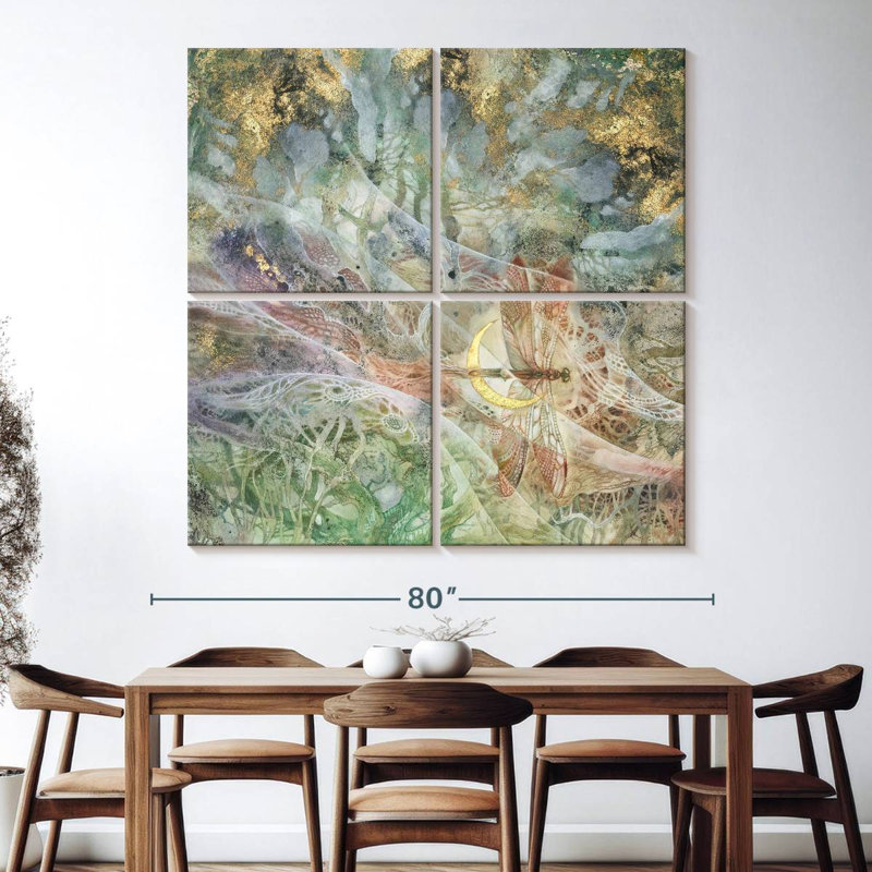 Brampt Convergence IV, 74" H x 74" W