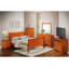  Lit Ginther, lit plateforme de style rétro, lit-bateau classique-283456582-283456579
