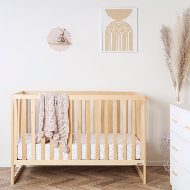 Austin Natural Beechwood 3-in-1 Convertible Crib