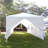 360'' W x 120'' D Steel Party Tent