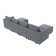 Manusite U Shaped Modular Sectional Sofa With Reversible Chaise