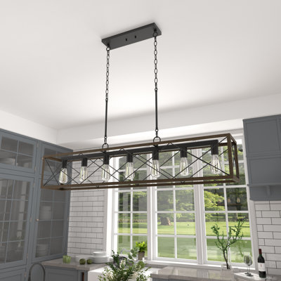 Evys Dimmable Kitchen Island Linear Chandelier