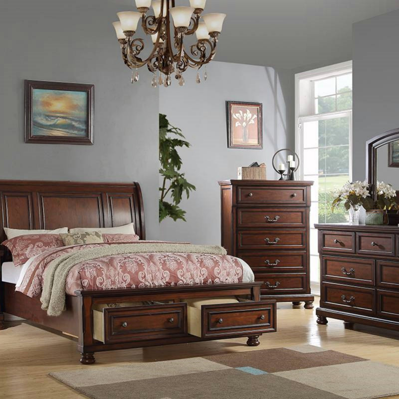 DRESSER en cerisier antique, commode moderne (Commode)