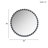 Round Wall Mirror 36"D-120538426-120538420