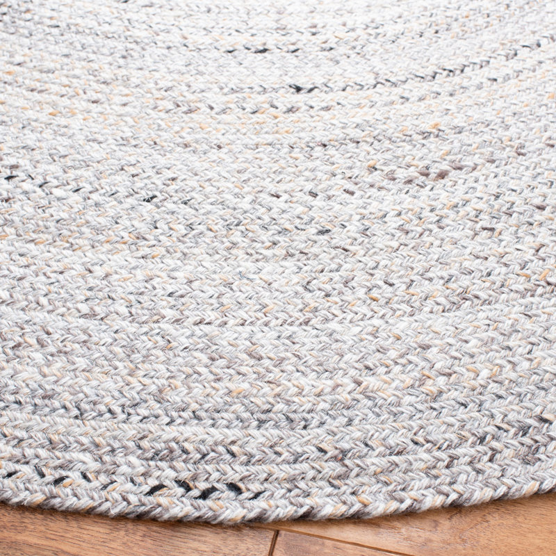 Exaucet Flat Weave Performance Rug, Round 8'