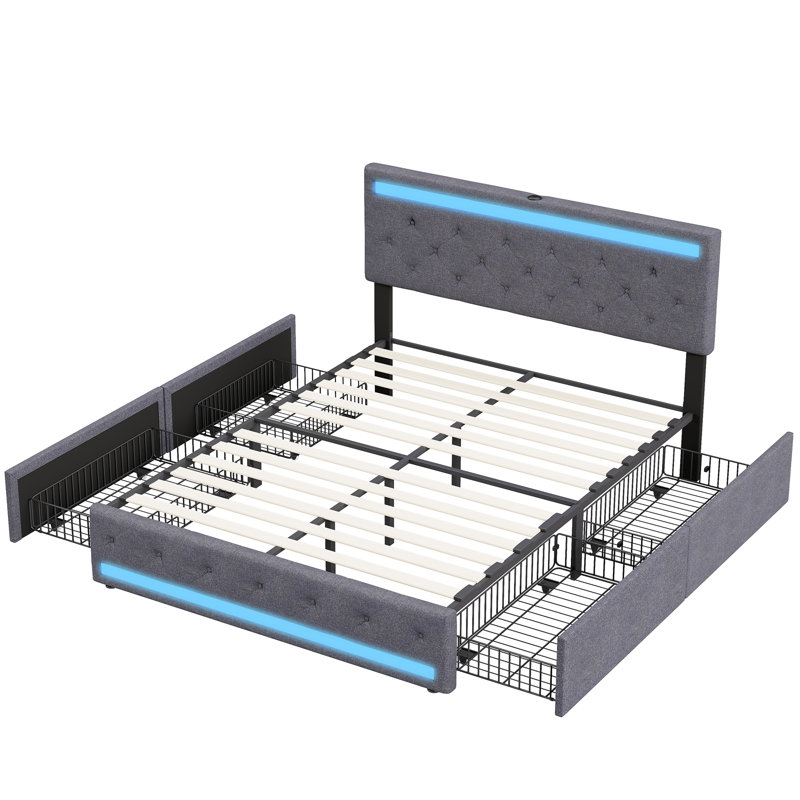 Storage Bed, European Double (140 x 200 cm)
