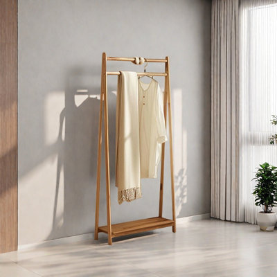 Portemanteau durable en bois de frêne