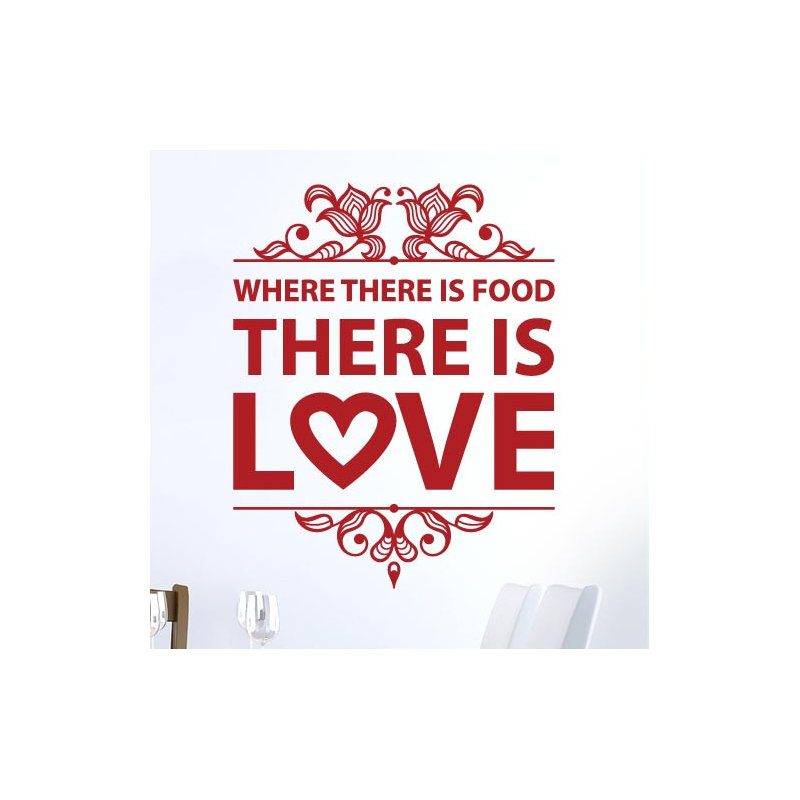 Wall Decal, Dark Red
